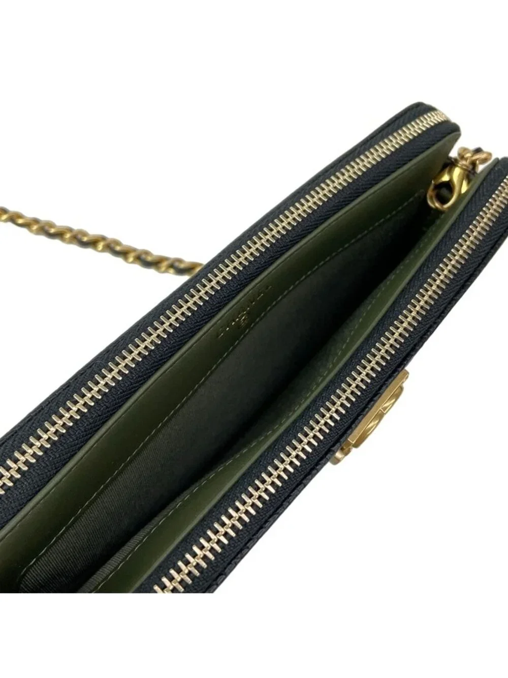Chanel Wallet Boy Quilted Black Chain Matte Togo Shoulder Bag